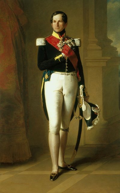 Portrait of Leopold I of Belgium by Franz Xaver Winterhalter